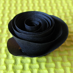 halloween paper rose photo